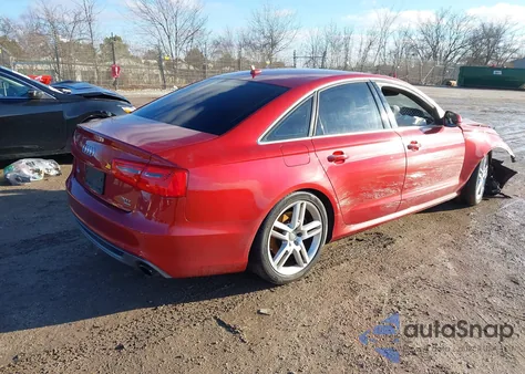 2015 Audi A6 3.0T Premium Plus из США, поврежденный, VIN WAUFGAFC2FN034799